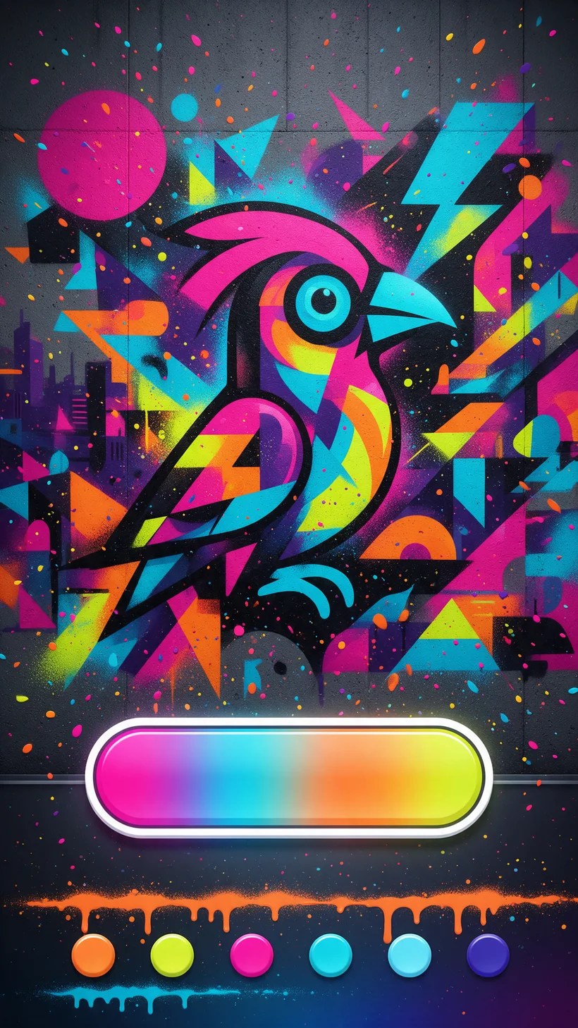 A finished mural in Street Art Game